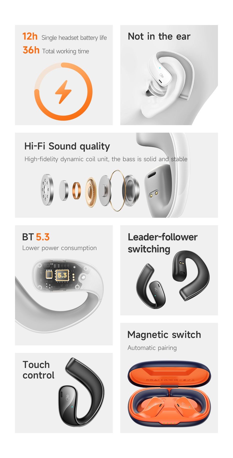 Наушники HOCO EQ4 Graceful гарнитура беспроводные airdots airpods pro
