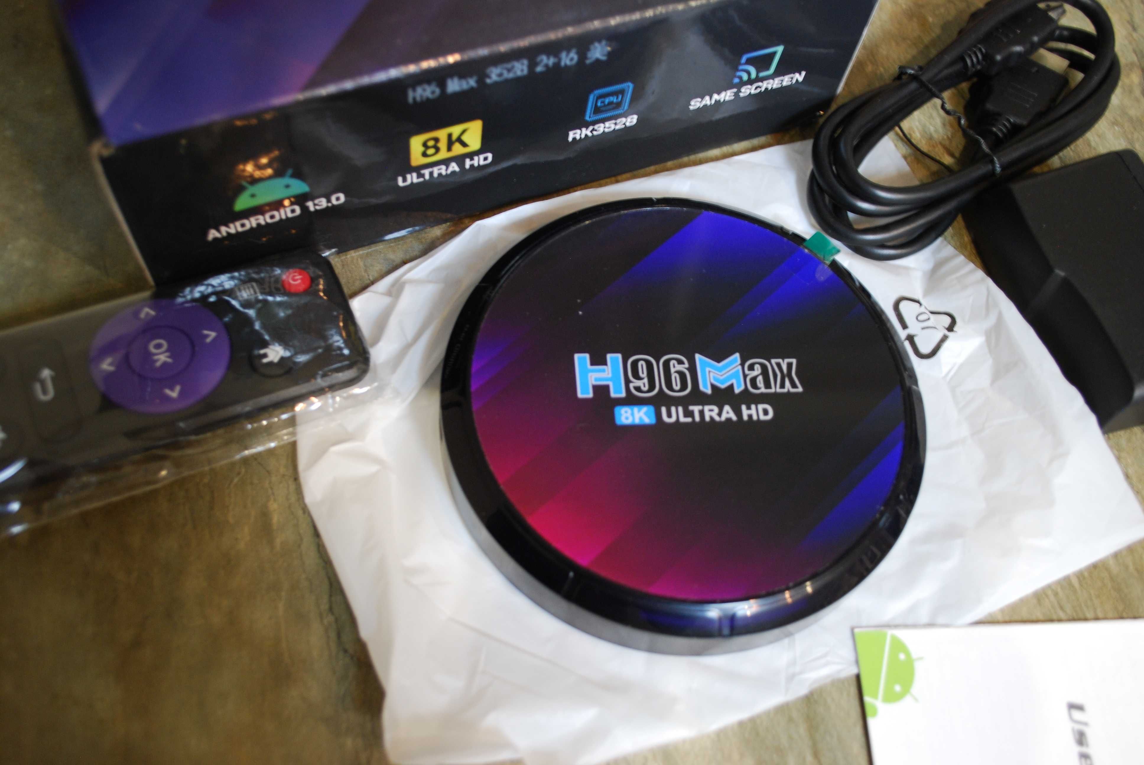 ТВ приставка H96 Max RK3528 Android 13.0