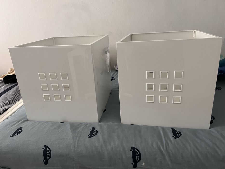 2 caixas ikea kallax