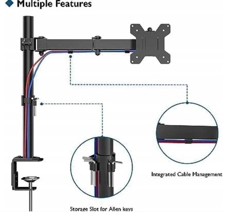 Suporte para monitor ou TV, de 13 a 32 " - Novo na embalagem original