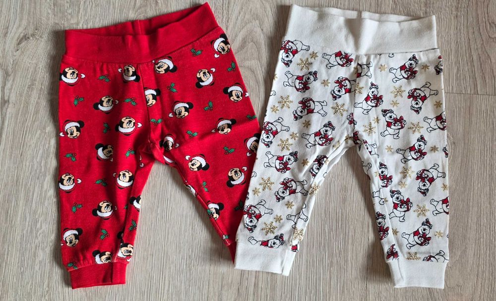 Świąteczne spodnie 68