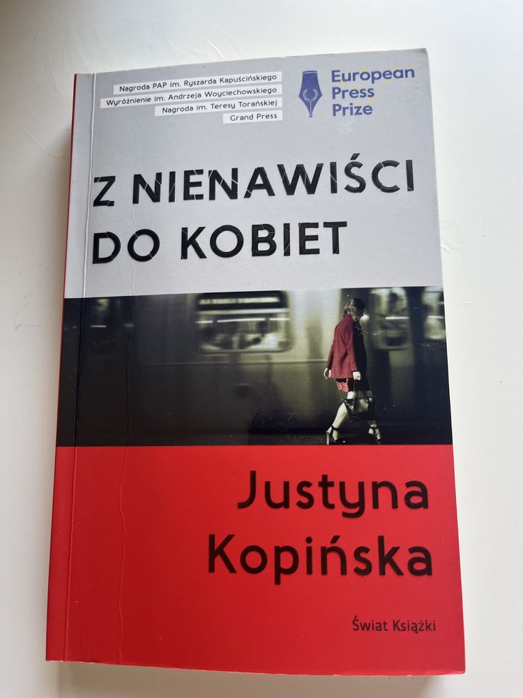 Książka „Z nienawiści do kobiet”Justyna Kopińska