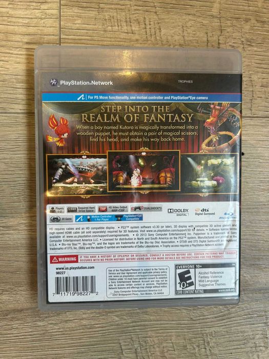 Jogo original usado Puppeteer PS3