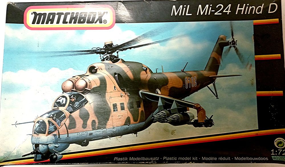 Ми,-24 сборная модель вертолета.Масштаб 1/72