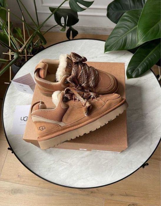 Жіночі зимні кросівки UGG lowmel sneaker winter fur