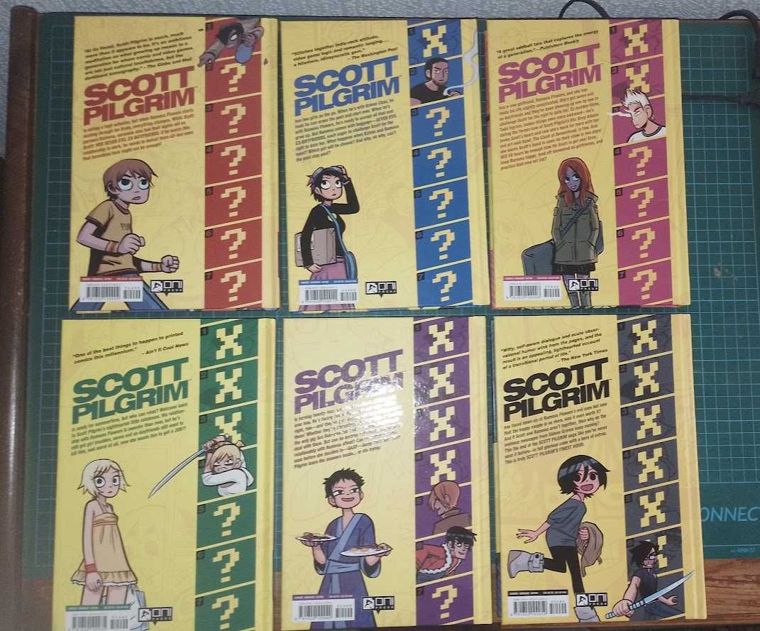 Scott Pilgrim capa dura - Versão Inglês Colorida