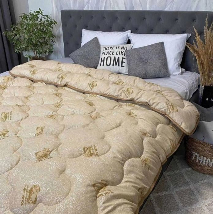 ‼️Вовняна ЗИМОВА ковдра  з овечої вовни| НАЙКРАЩА якість |