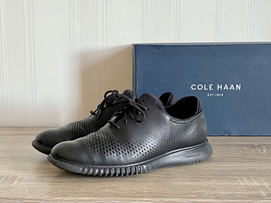 COLE HAAN Zerogrand 2, мужские кожаные туфли броги, US 9,5 / 42,5