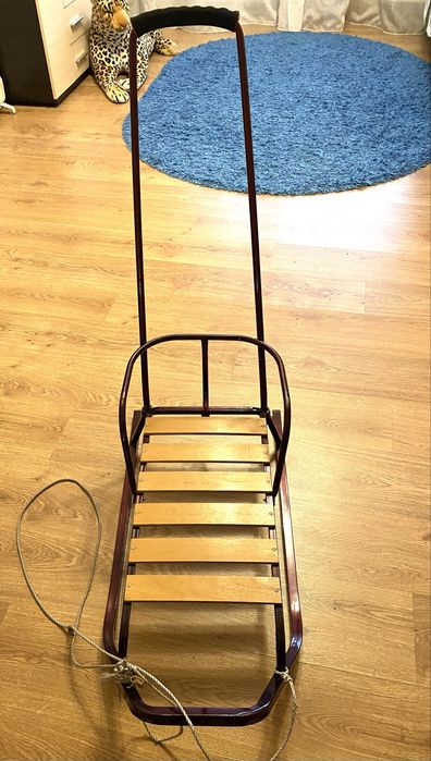 Санки дитячі з ручкою