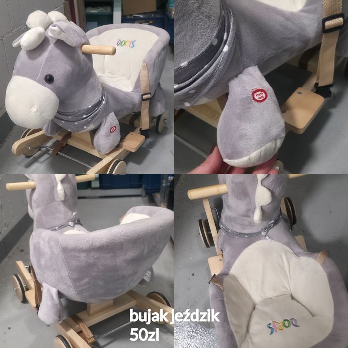 Bujak jeździk osiołek dla dziecka roczek