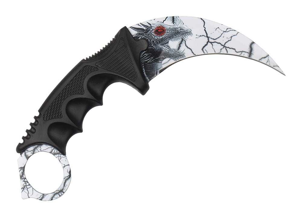 Prawdziwy nóż Karambit Dragon CS:GO Neck Counter Strike N062Z