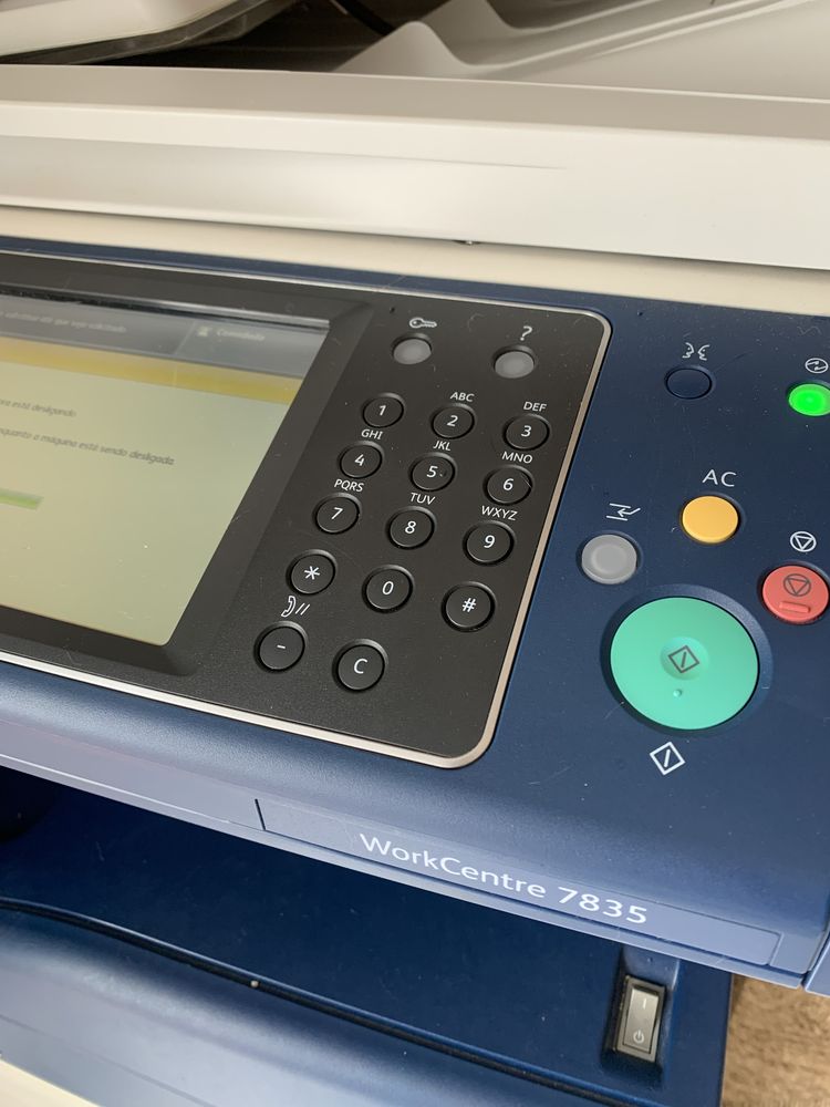 Impressora Xerox Workcentre 7835 a funcionar bem