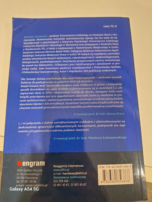 Statystyka dla psychologów książka