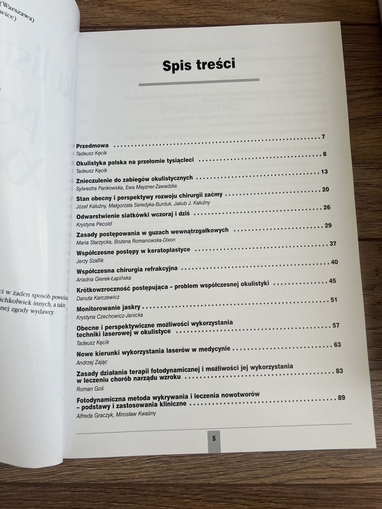Okulistyka polska XXI Kęcik