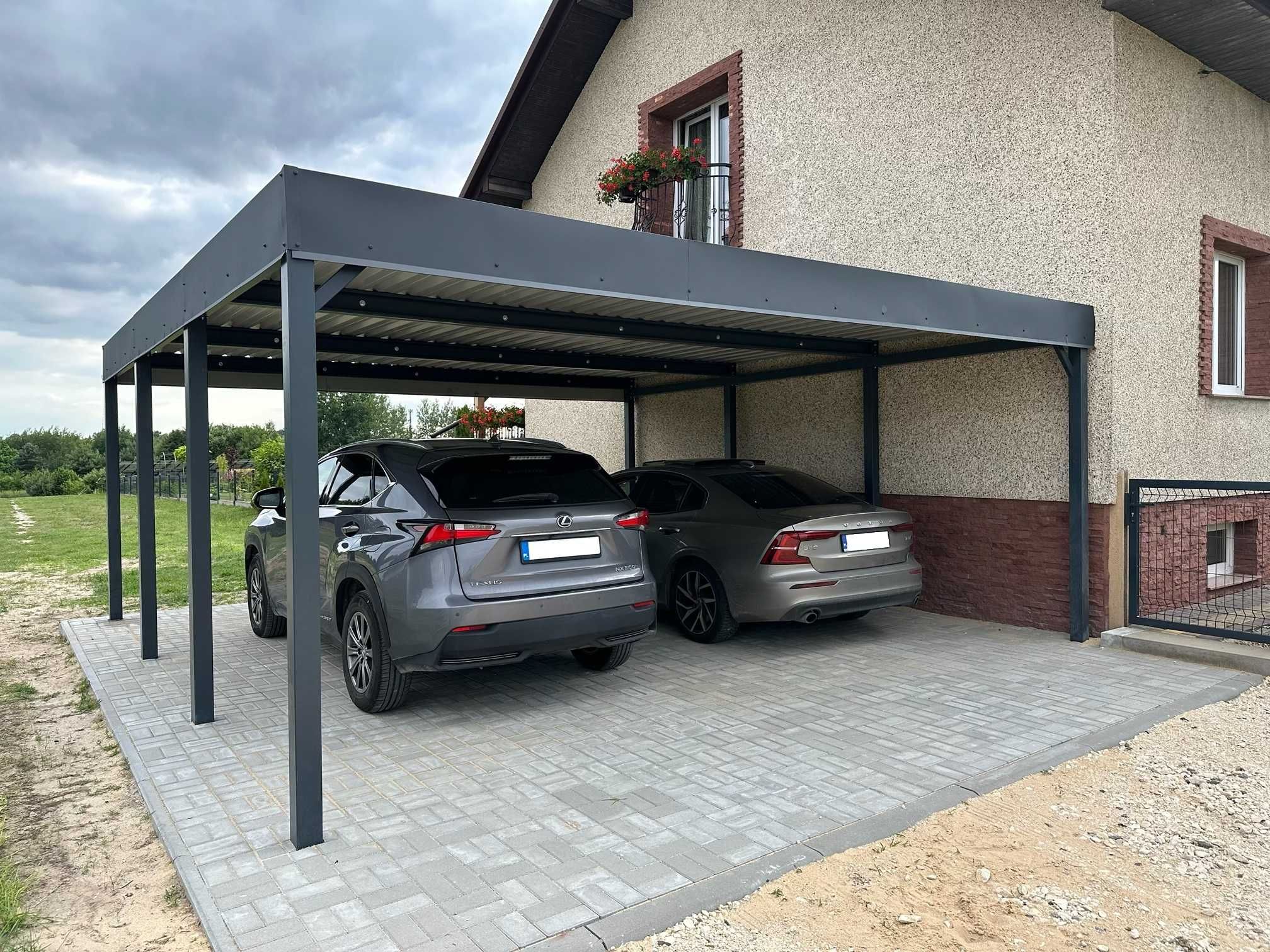 Carport 6x6 6x3 Wiata Samochodowa Altana Metalowa