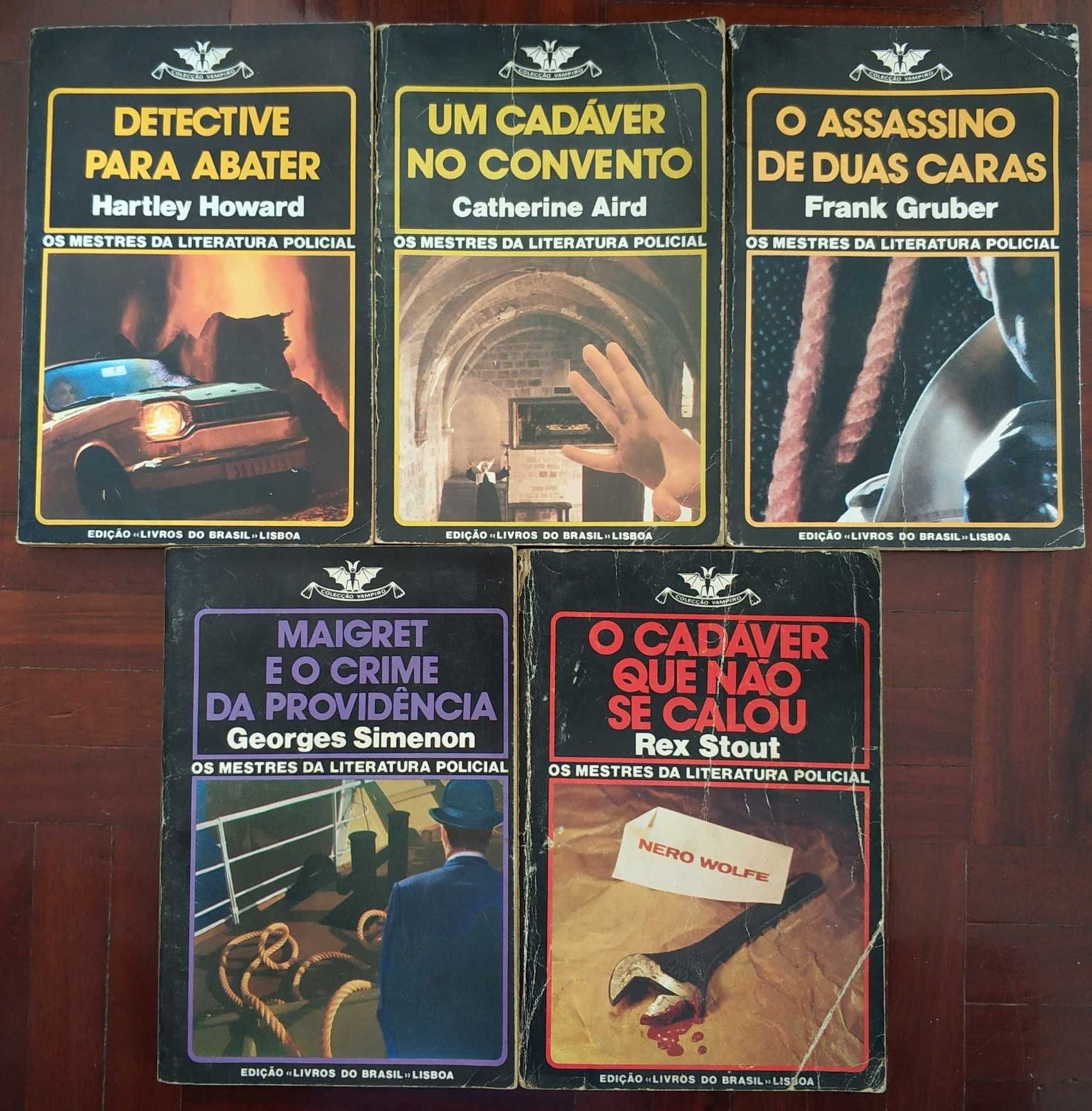 Livros Policiais antigos - Literatura