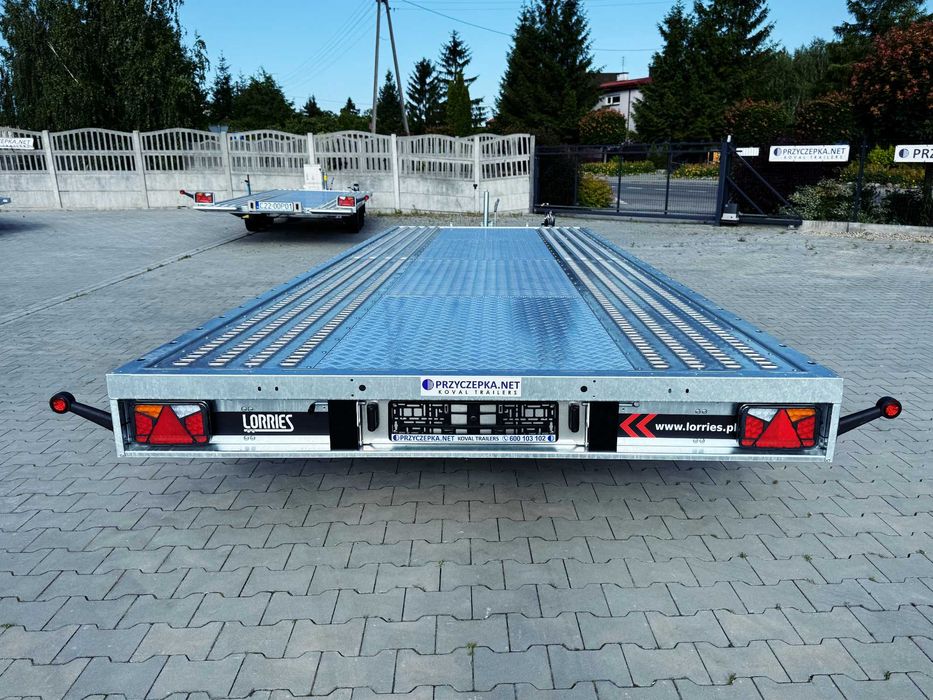 LORRIES PL35-6021 Laweta uchylna 3,5T 6m AMORTYZATORY 3 osie POMPA HYD