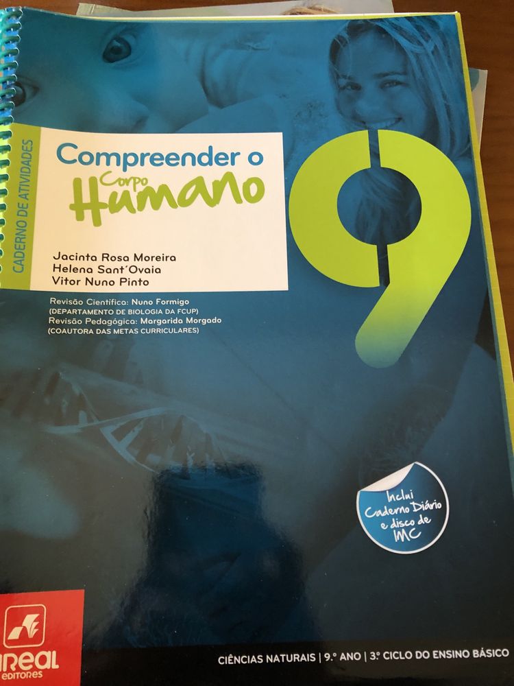 Manual Escolar "Compreender o Corpo Humano 9"