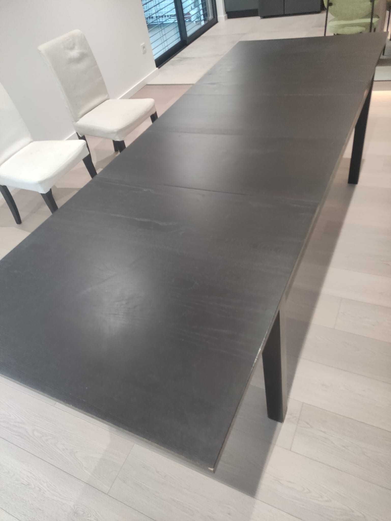 Mesa de Jantar IKEA BJURSTA extensível castanho-preto