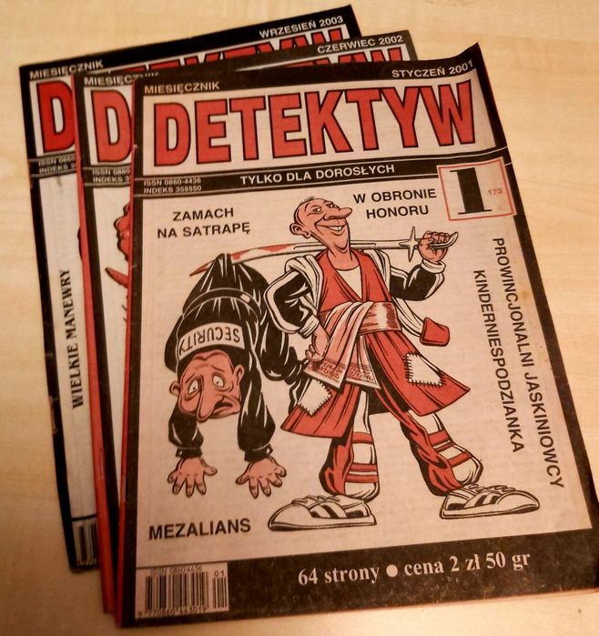 DETEKTYW miesięczniki archiwalne.