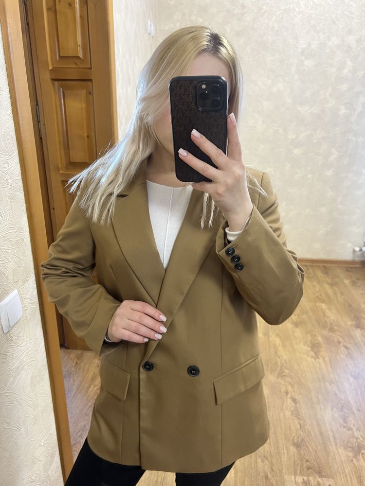 Піджак хакі mango розмір с