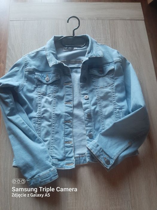 Kurtka jeansowa dziewczęca 146-152