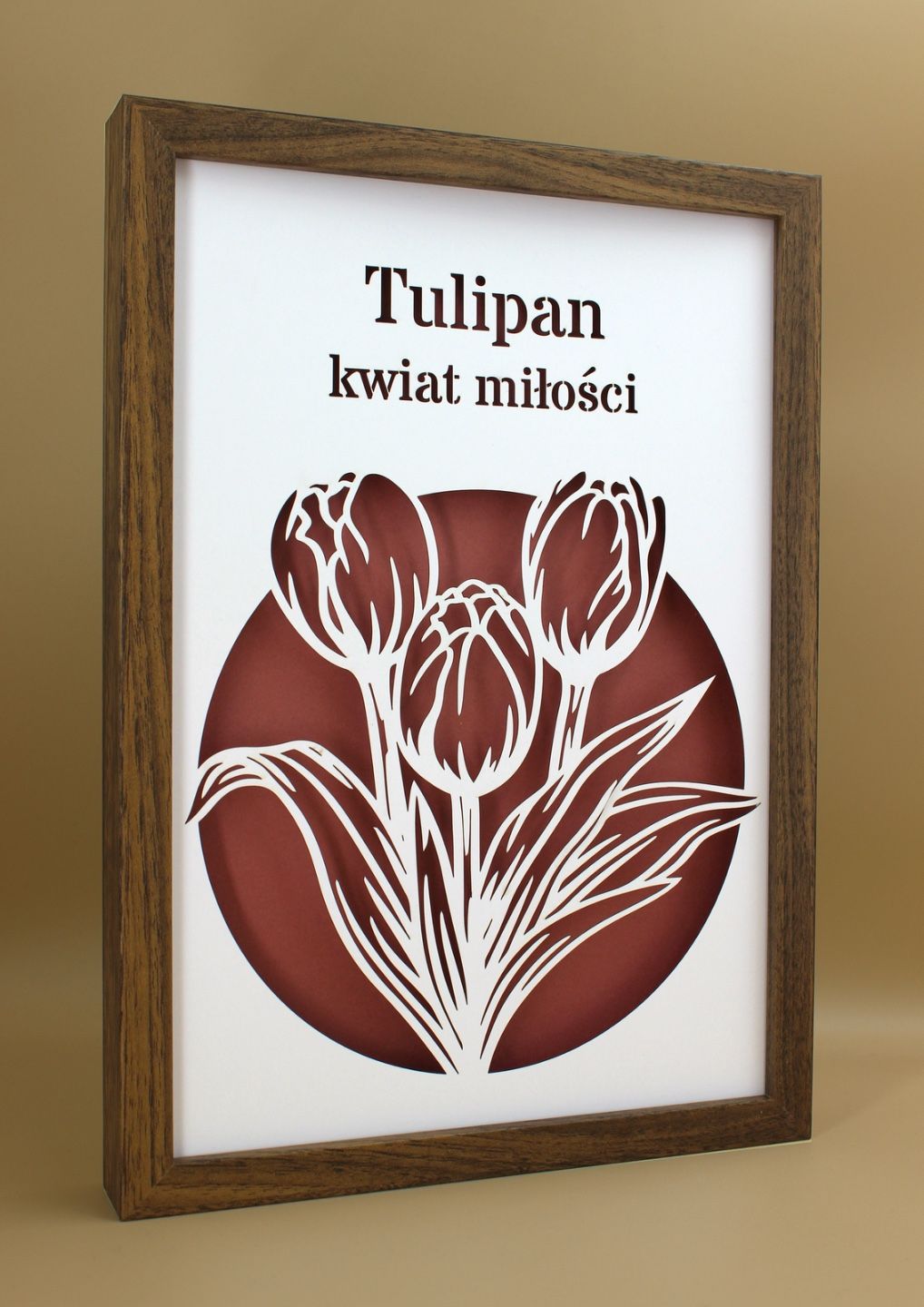 Ramka 3D Shadow Box Tulipan