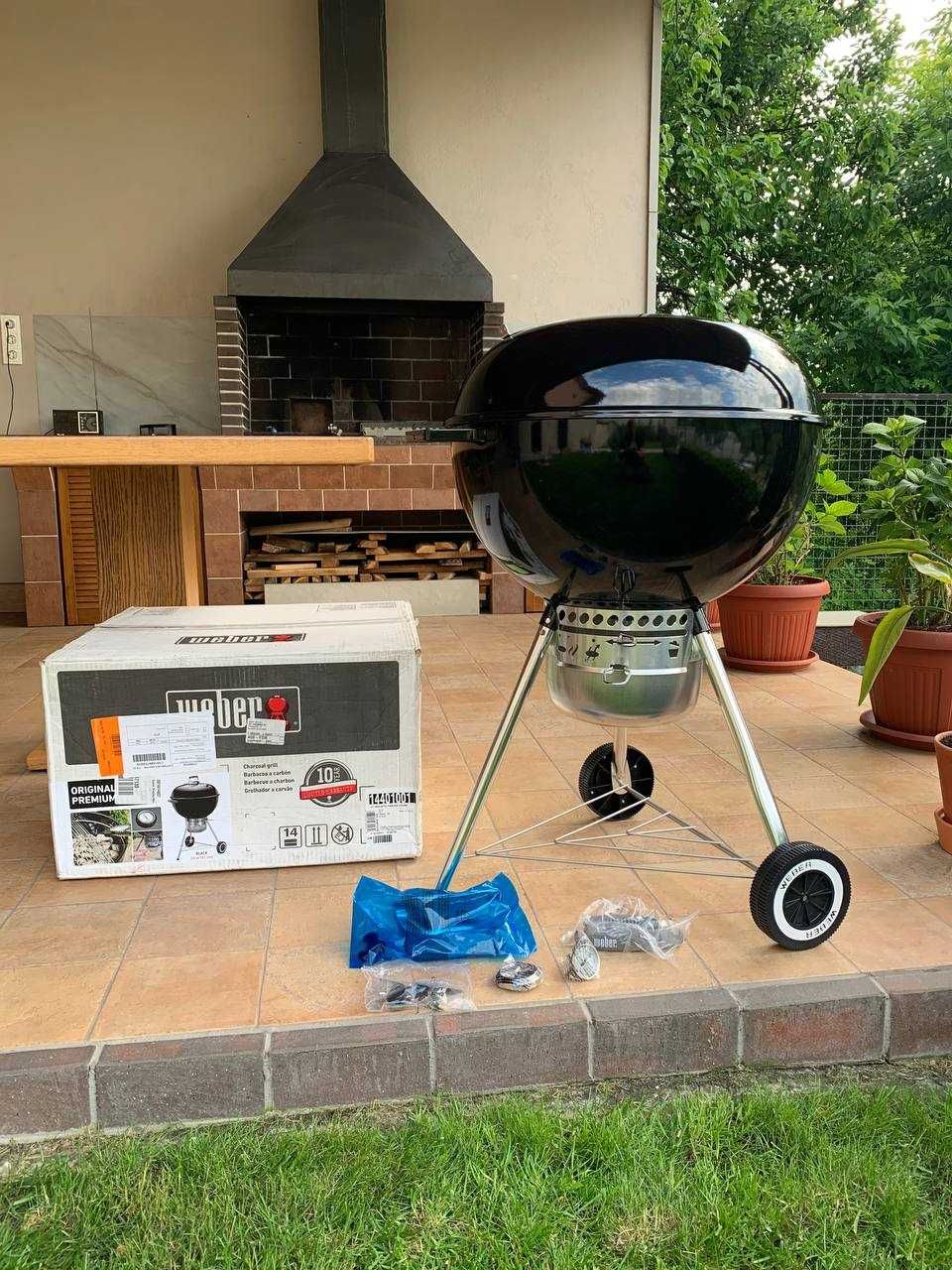 НОВЫЙ АМЕРИКАНСКИЙ угольный гриль Weber kettl premium Е-5730 57 СМ