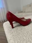 Buty czerwone 39 lakierki stan idealny