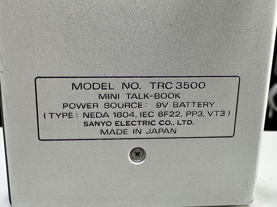 Диктофон SANYO TRC 3500