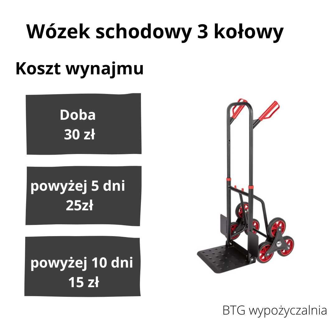 Do wynajęcia Wózek transportowy schodowy wynajem/wypożyczalnia