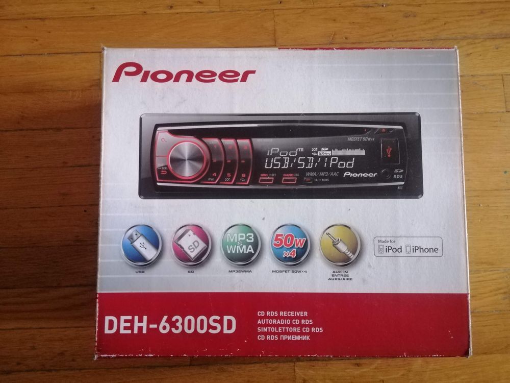 Магнітола Pioneer DEH-6300SD