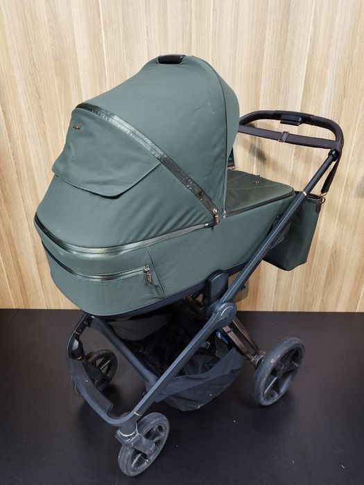 Espiro Miloo Luxury Green piękny wózek 2w1 lub wózek 3w1