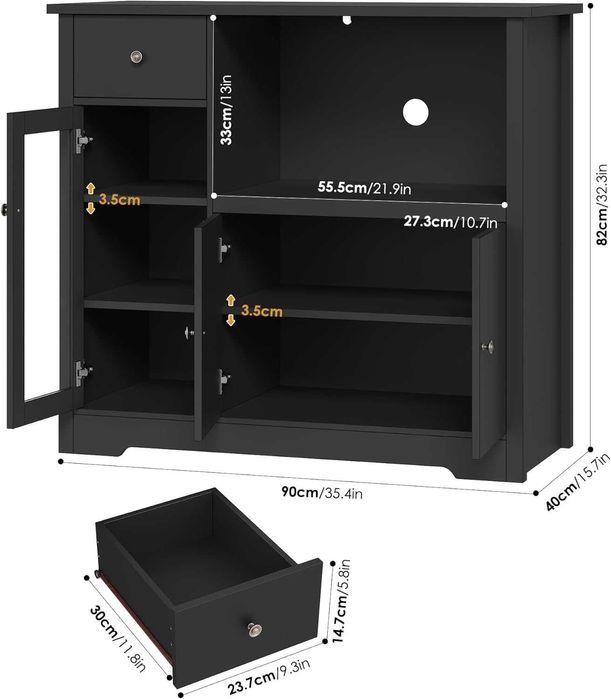 Nowa szafka / kuchenna / regał / półka / drzwiczki /40x90x82cm / N190!