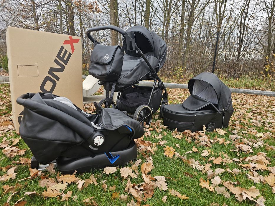 Wózek dziecięcy 3w1 plus baza