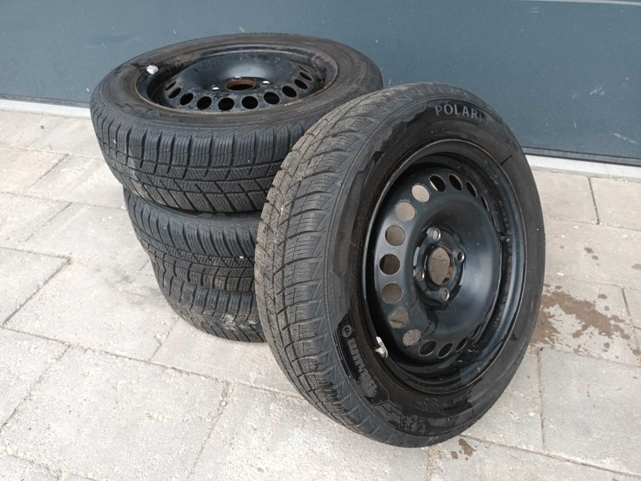 Koła zimowe OPEL 165/65 R14 4x100 / Felgi + opony BARUM 6mm / Ładne