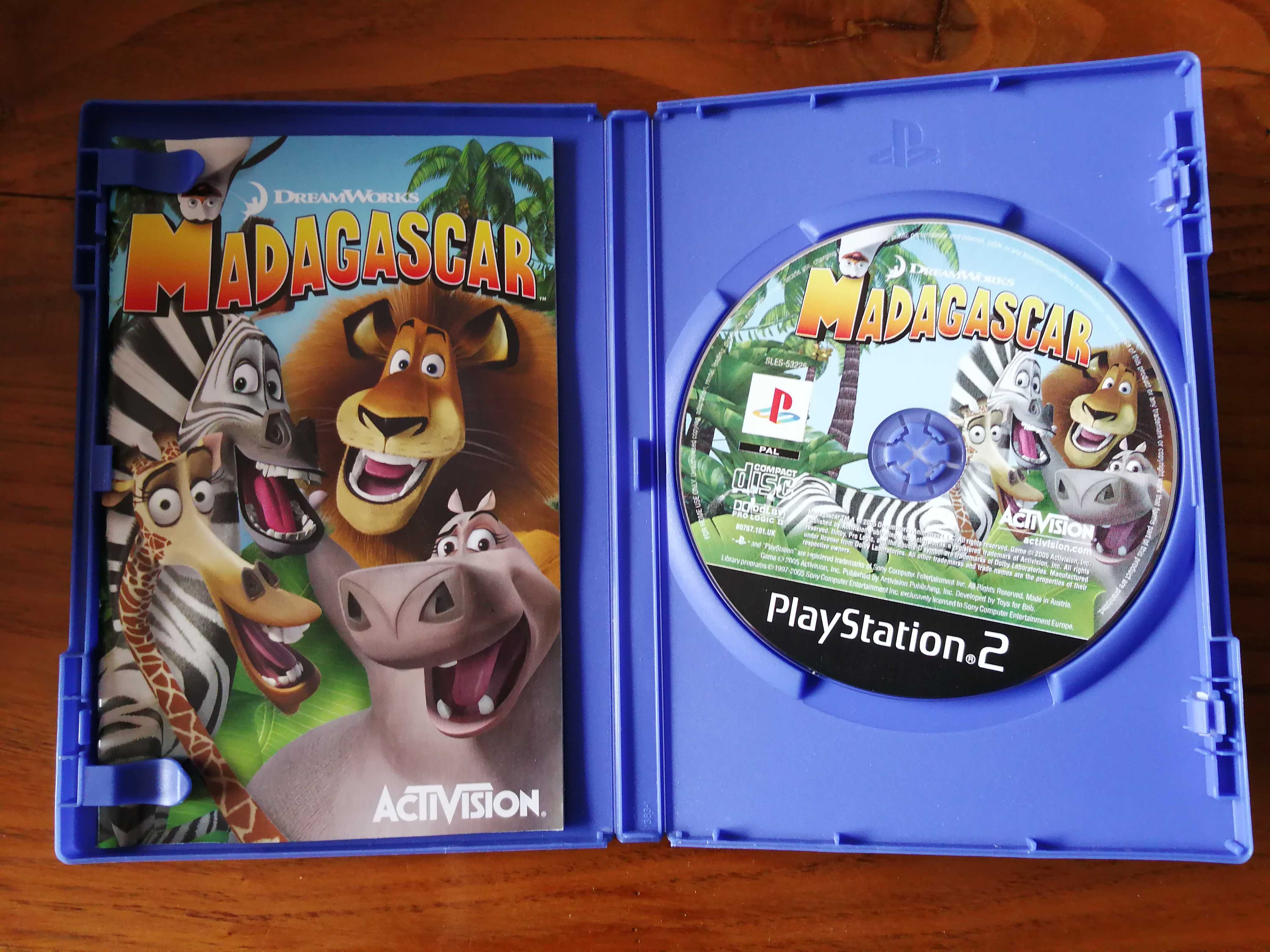 Jogo Playstation2- Madagascar