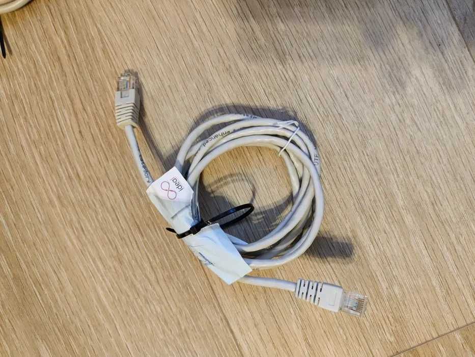 Kabel sieciowy Ethernet RJ-45 1m 3m gigabit skrętka Lan 5e