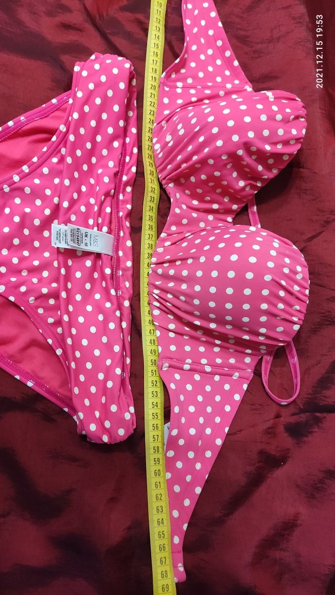 Яркий купальник в горошек Freya, M&S