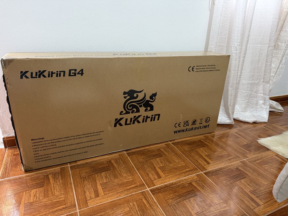 Kukirin g4 nova na caixa trotinete electrica potente e fiavel