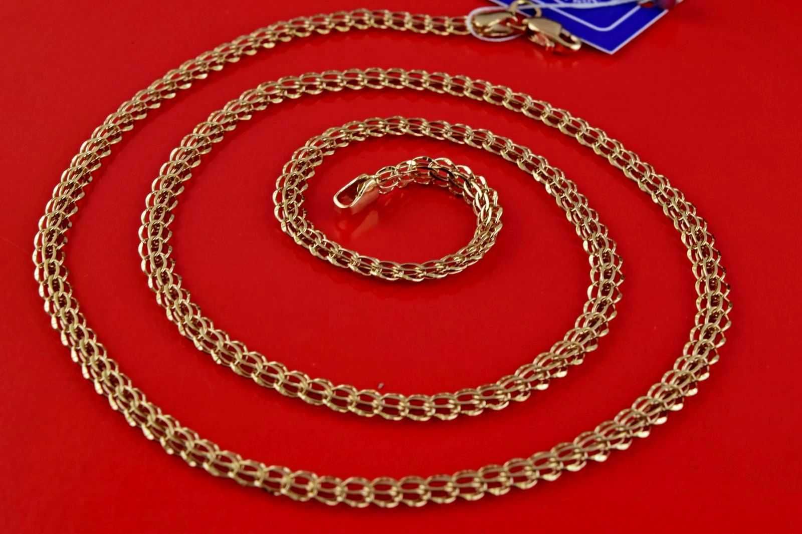 ‼Золотая цепочка цепь Золотий ланцюг 7,25 гр 45 см Золото 585*