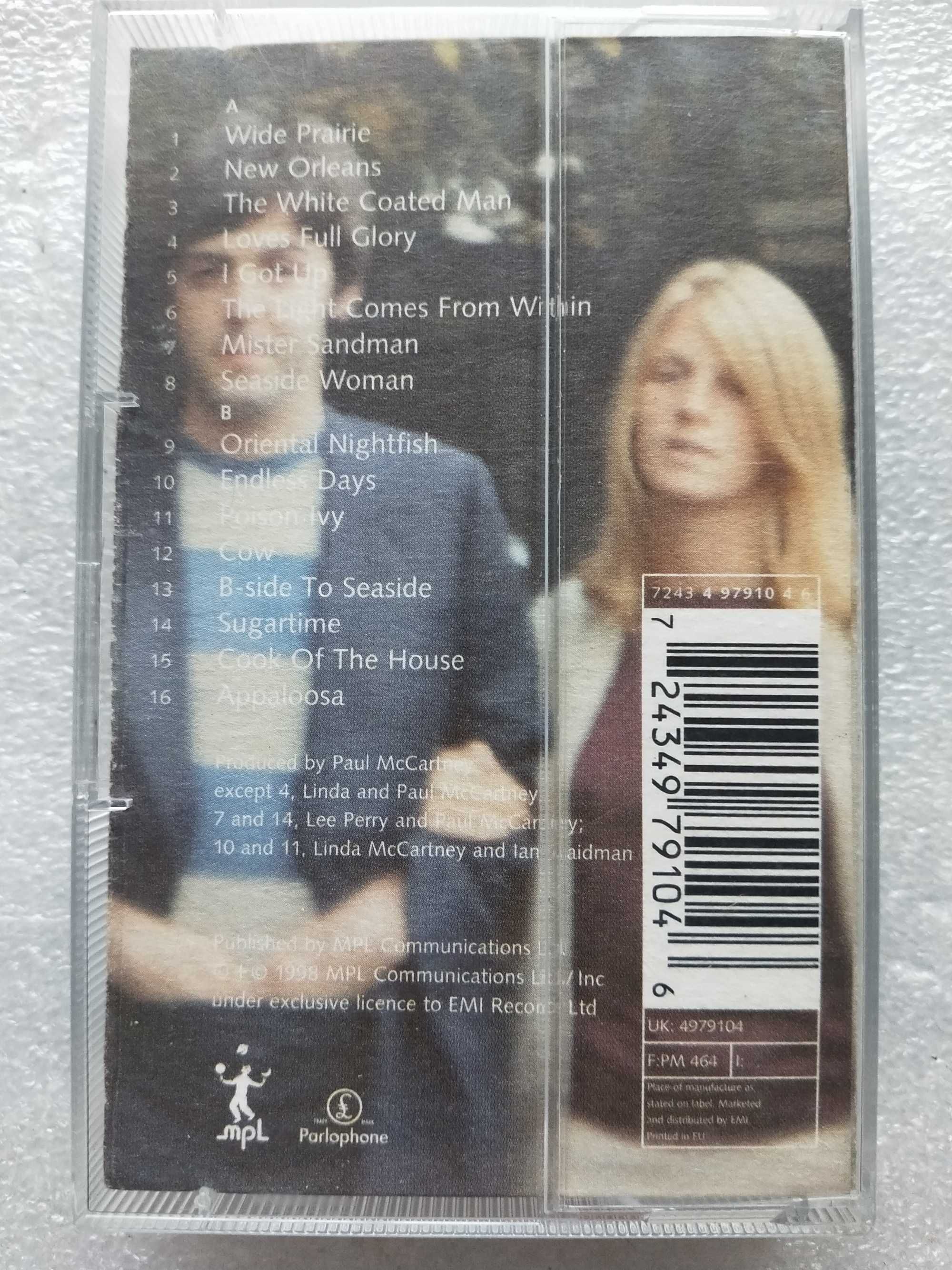 Linda McCartney - Wide Prairie - Kaseta 1998 r. 1Press MPL Europe