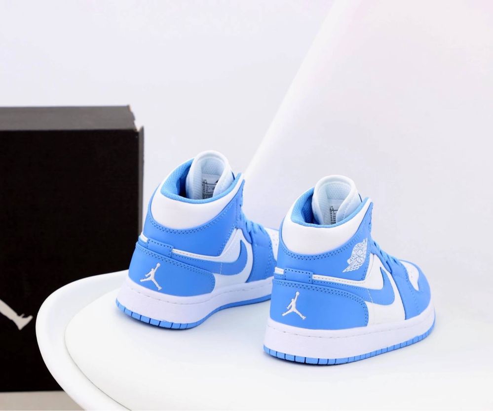 Buty Nike Air Jordan 1 Retro Mid UNC 36-40 damskie trampki