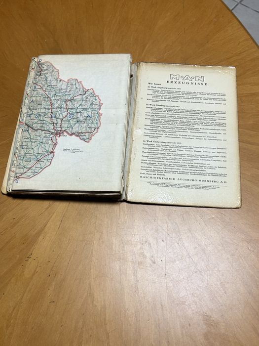 Stara atlas drogowy