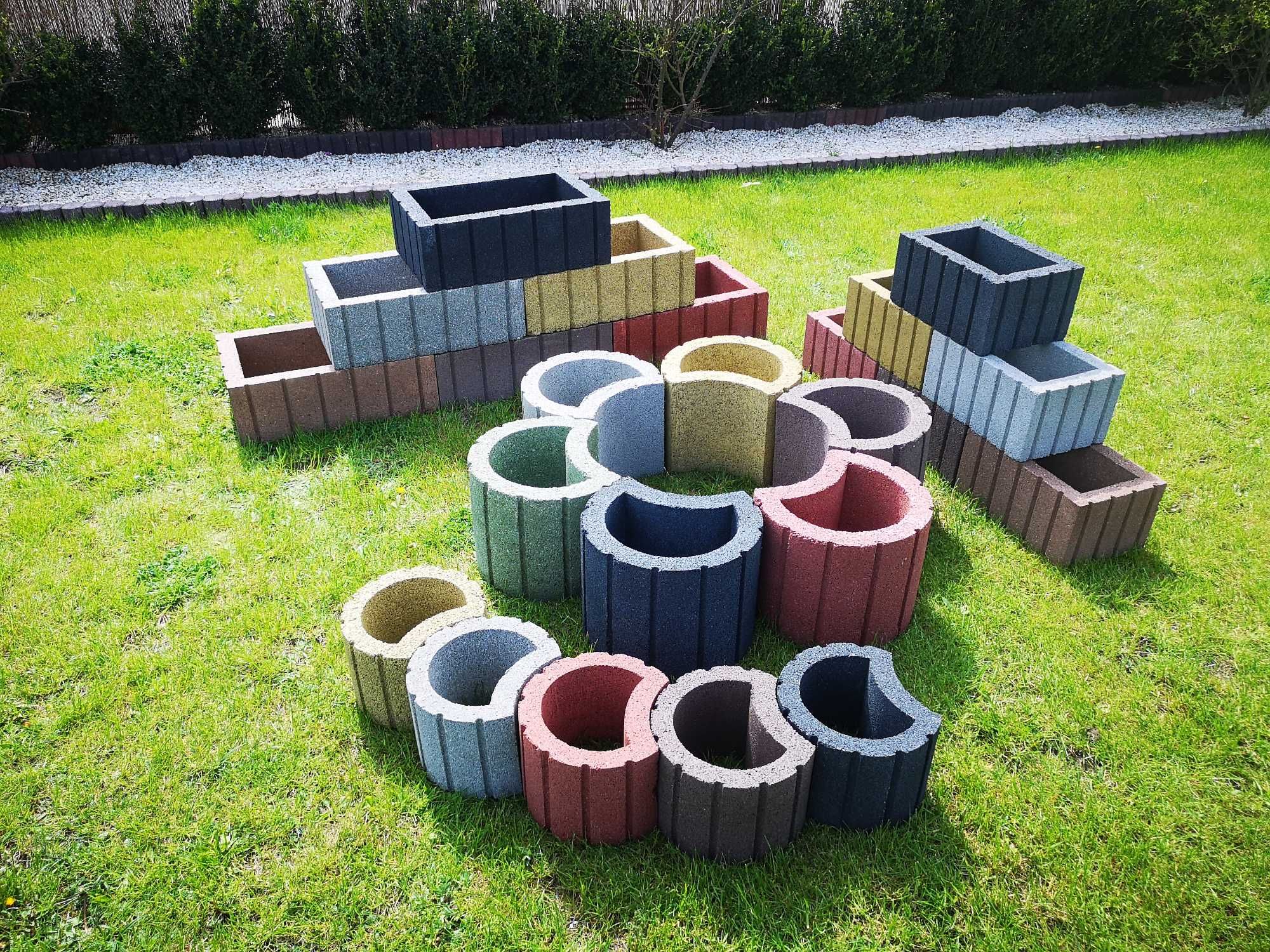 Donice, gazony betonowy 40x29x30wys. DOSTAWA GRATIS CALA PL. Producent