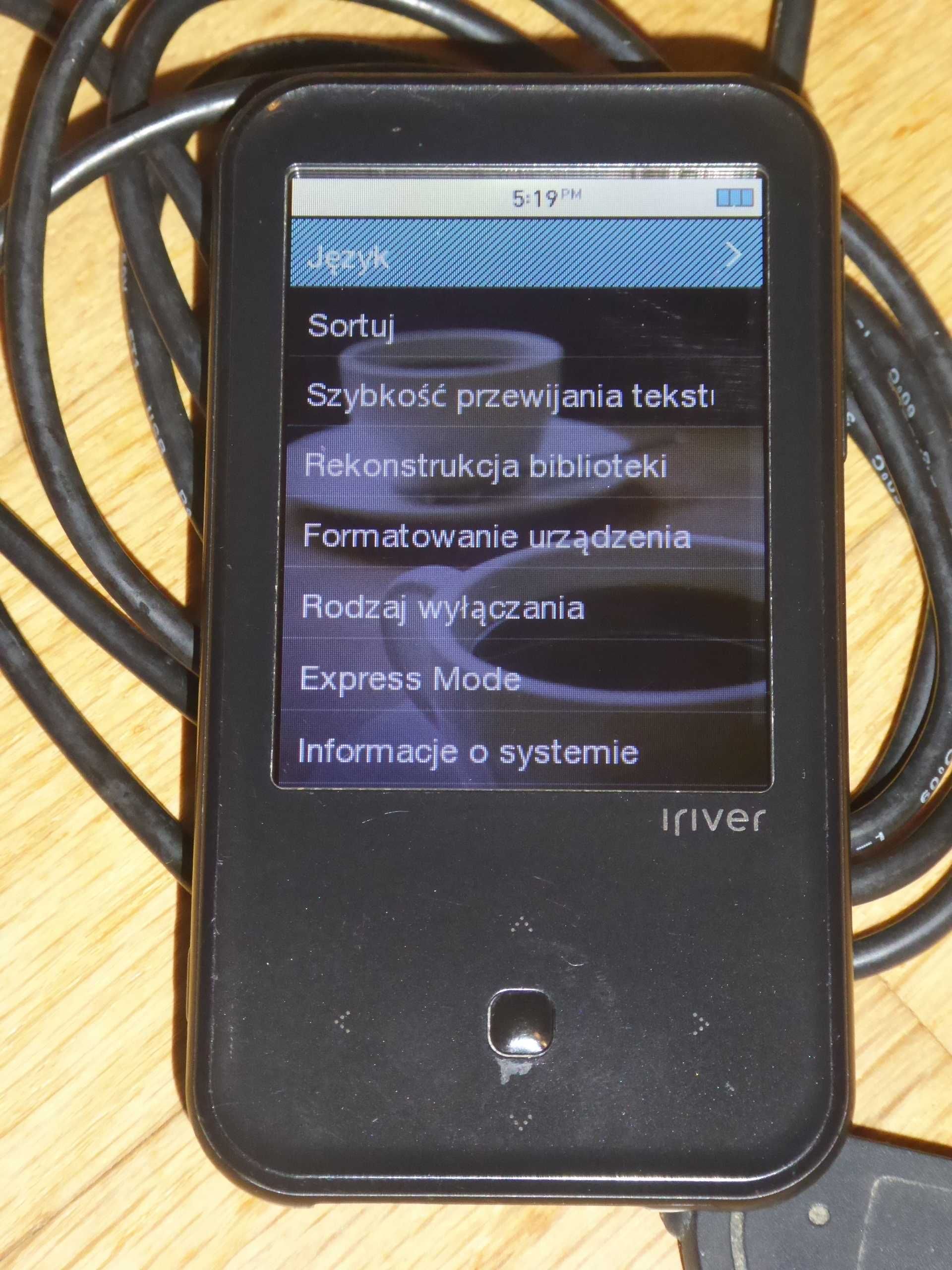 iRiver S 100 4 GB, Audiofilska mp3, Rzadkość, stan BDB