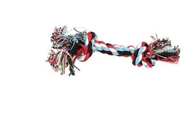 Zabawka dla psa sznur bawełniany kolorowy  15cm