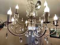 Lampa kryształowa żyrandol