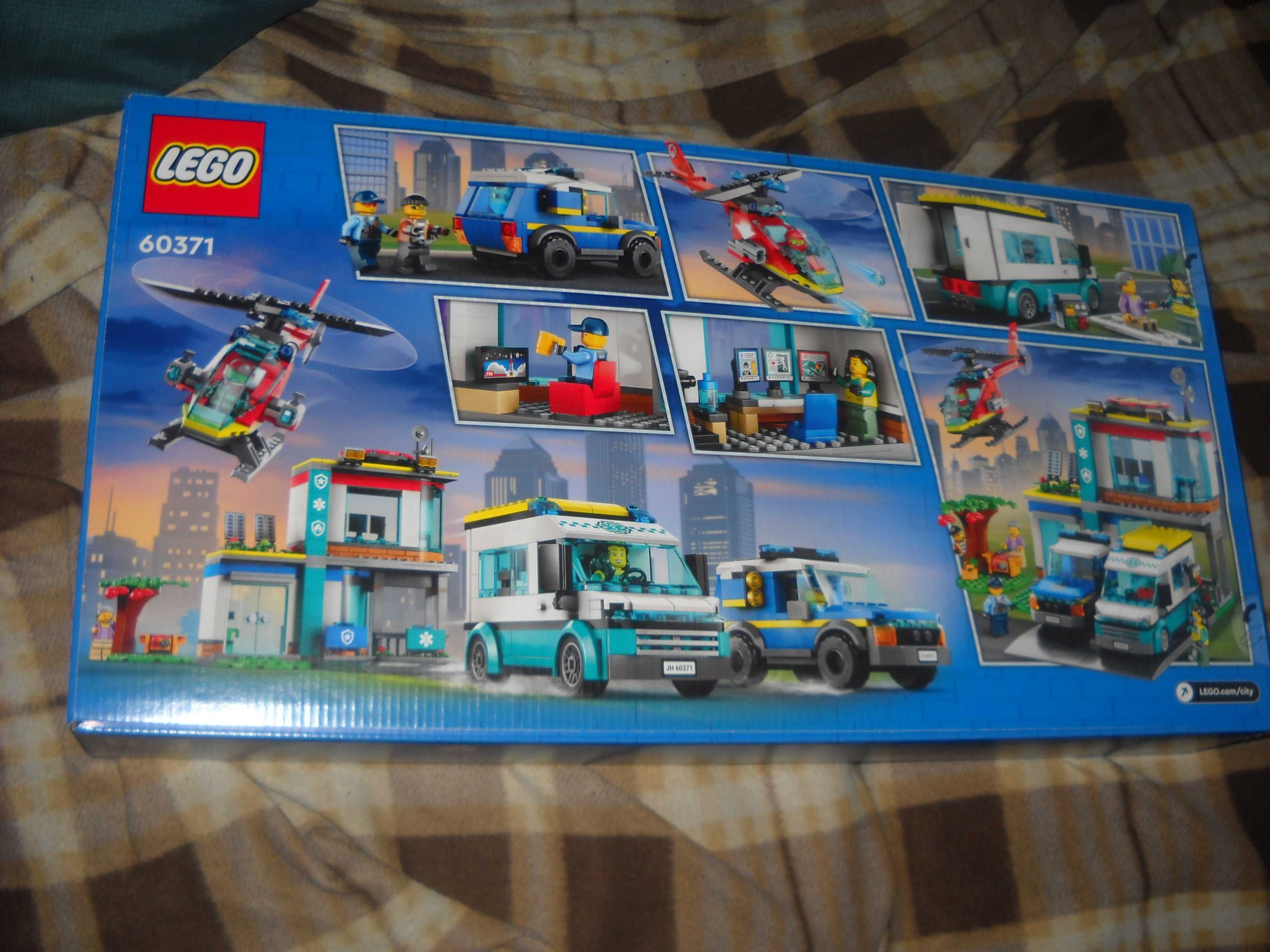 LEGO City 60371 Parking dla pojazdów uprzywilejowanych - Nowe