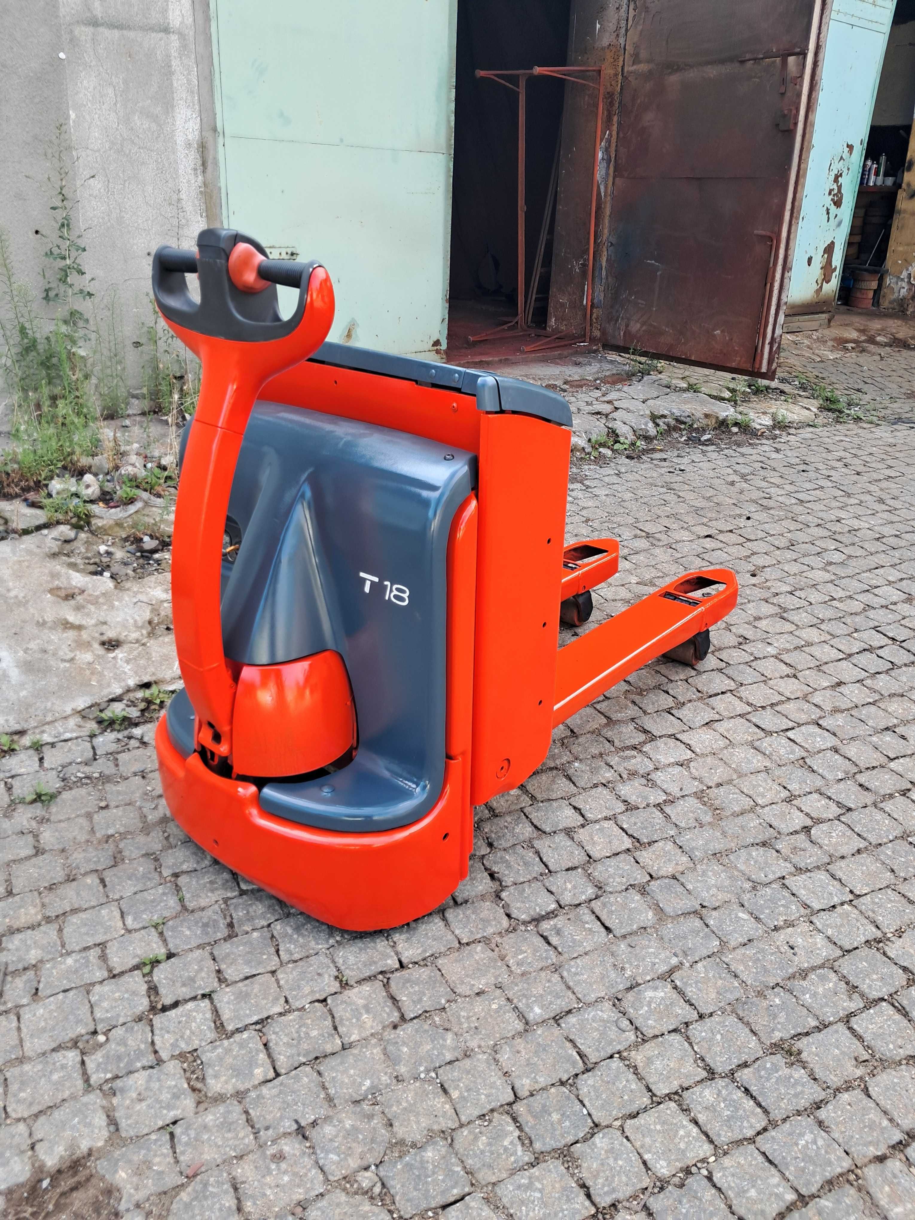 Linde T 18 ,wózek, paleciak elektryczny